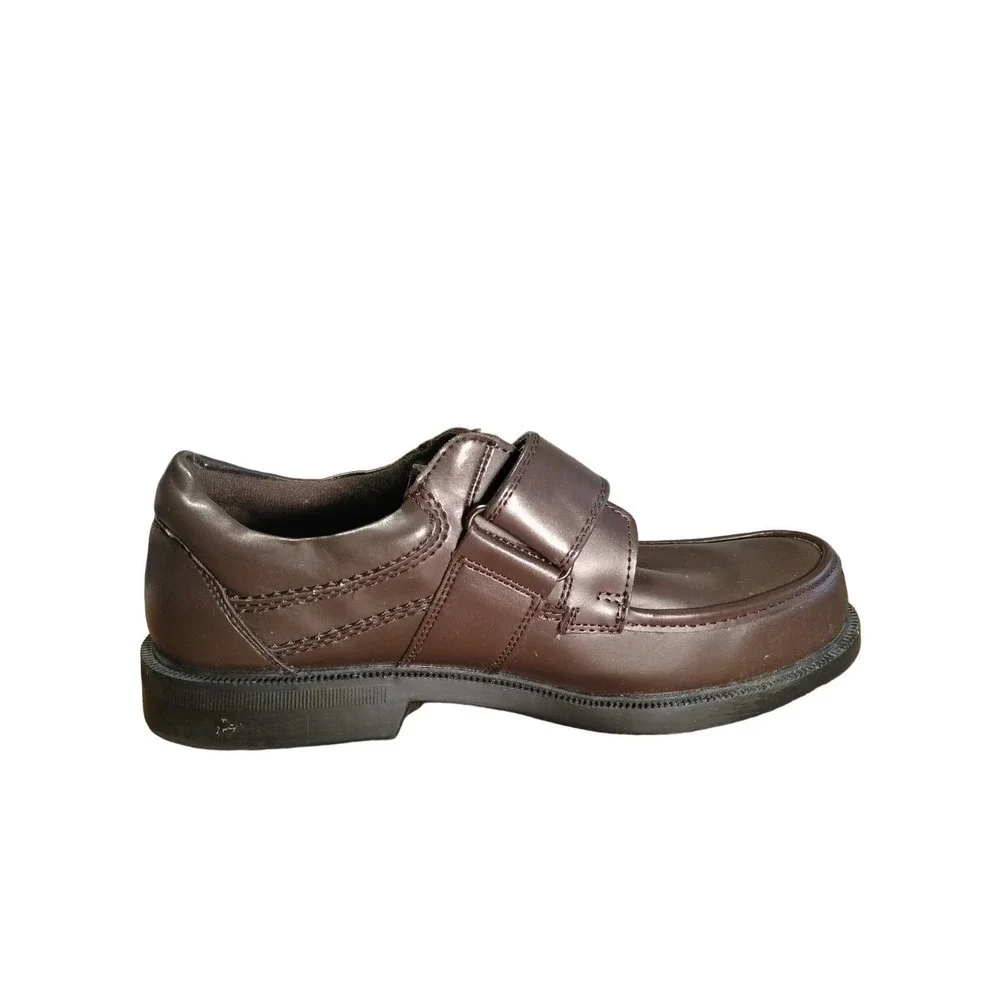 Dr. Scholl's brown casual oxford shoes hook & loop closure LIKE NEW Men size 10D